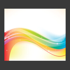 Vibrant abstract color waves flowing in dynamic motion ideal for backgrounds presentations or modern digital design EPS vector format

