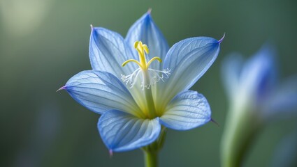 Close-up of a Desert Bluebell flower in bloom
