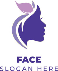 Close-up Portrait of Smart and Ambitious woment Entrepreneur in Dark Violet Suit