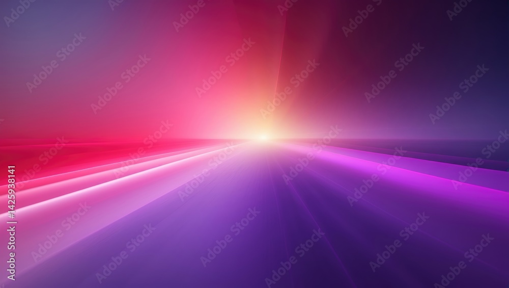 Poster Color gradient backdrop with neon glow and vibrant radiance, featuring soft blur and abstract copy space wallpaper.