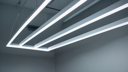 Obraz premium Modern LED panel lighting for interior spaces