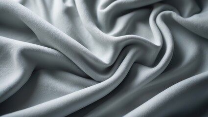 Fototapeta premium Texture of crumpled soft fleece surface with background