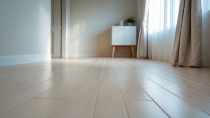 Interior linoleum flooring design for cozy homes