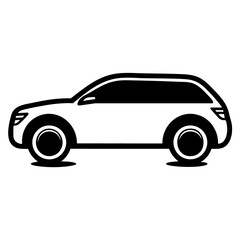 Hatchback car vector icon