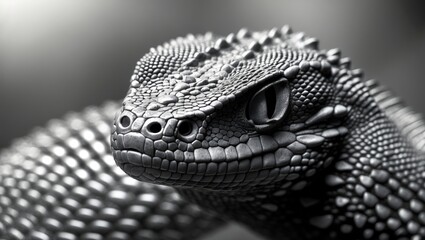 Vivid reptilian skin macro shot
