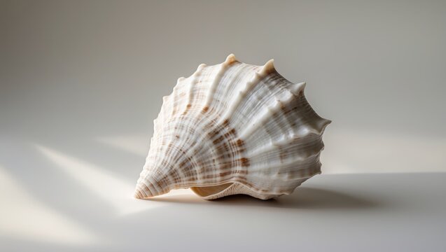 Hexaplex mollusk isolated on white background