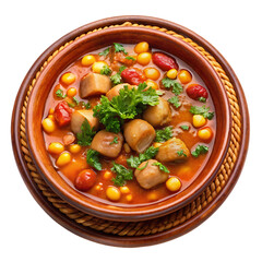 tomato soup in a bowl