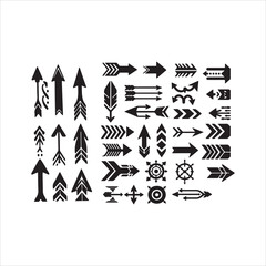 set of arrows