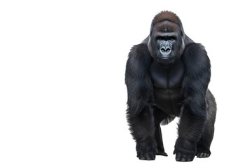 Powerful Gorilla Image: Wildlife Photography transparent background © mahboob