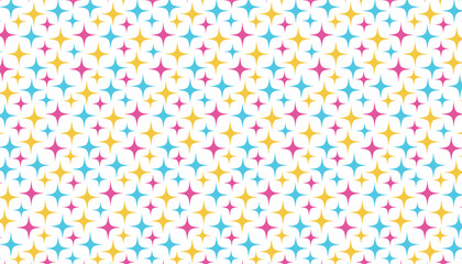 Colorful sparkle pattern background, vector illustration with color swatch