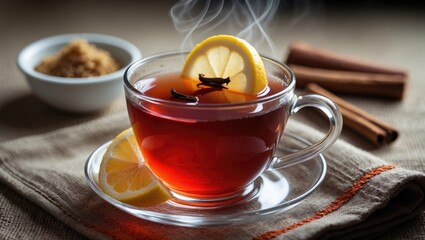 Heated Toddy with Rum, Wine, and Spices for Winter Cheers