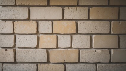 Fototapeta premium Brick wall with natural stone texture and background