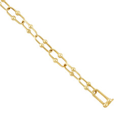 gold chain isolated on white