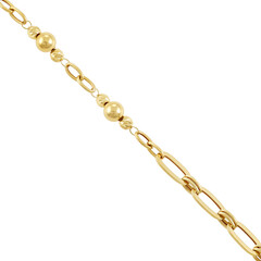 gold chain isolated on white