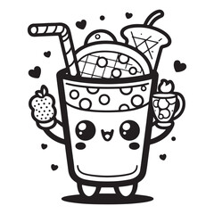 cup of coffee and cake