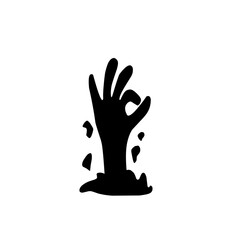 creepy halloween zombie hand