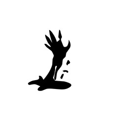 creepy halloween zombie hand