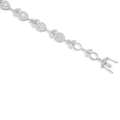 silver chain isolated on white