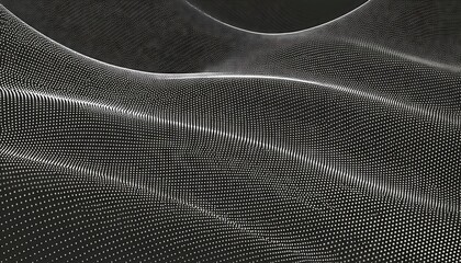 Abstract Halftone Wave Pattern on a Vibrant Dot Background A Stunning Geometric Artwork with Popping Colors and a Modern Energy