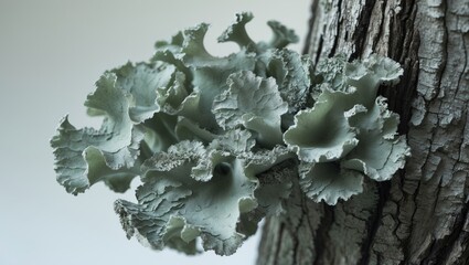 Monk's hood lichen: A prevalent epiphytic lichen on trees used for air pollution indication and yarn dyeing