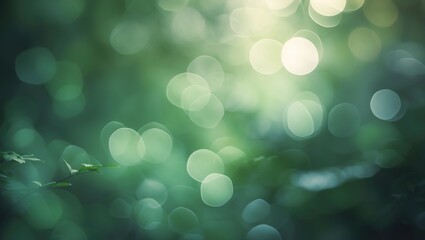 Gradient background with blurred leaf imagery