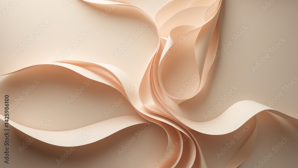 Aufkleber elegant pink and peach paper backdrop featuring a smooth, delicate texture with a refined finish for