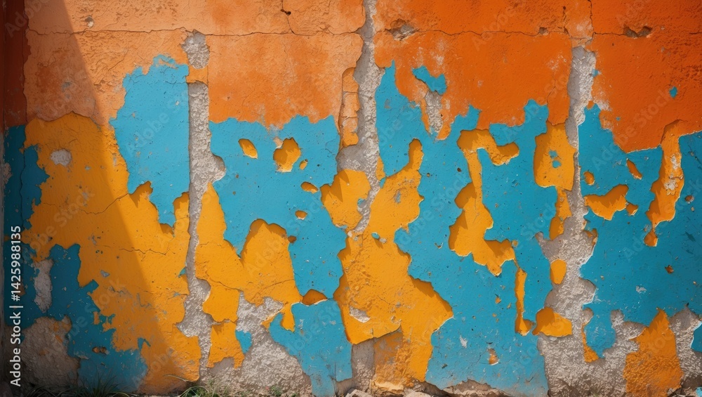 Poster vibrant abstract cement wall texture and backdrop