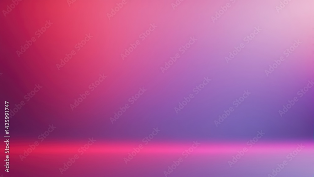 Poster Abstract colorful neon backdrop featuring gradient lighting and modern design