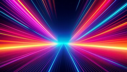 Converging Light Streams Abstract Visualization perfect for scientific visualization abstracts