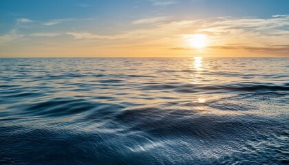 Obraz premium Ocean Sunset Serenity suitable for outdoor gear and apparel marketing campaigns