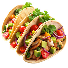 hot dog with vegetables