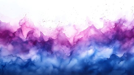 Obraz premium Gentle flowing watercolor abstract art images