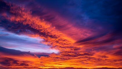 Fototapeta premium sunset in the clouds