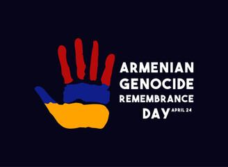 Fototapeta premium Armenian Genocide Remembrance Day. April 24.