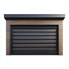 wooden door with wooden shutters