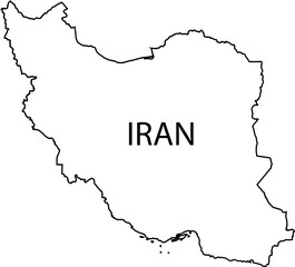 Iran Map And Flag Vector Design Image