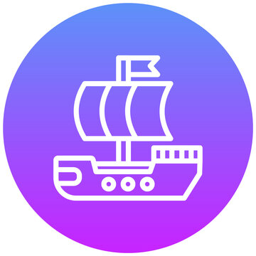 recommend clip art: Pirate Ship Icon