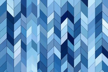 Fototapeta premium Colorful geometric pattern with blue shades creating a vibrant design suitable for various backgrounds