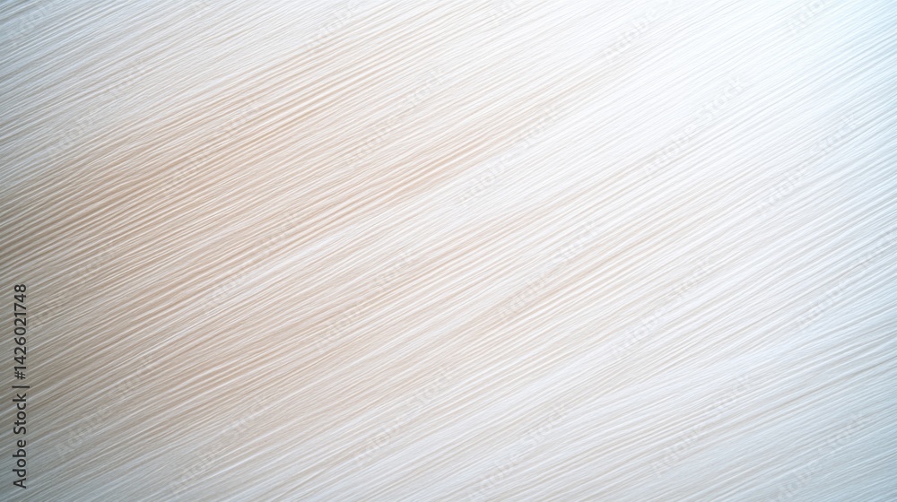 Aufkleber overhead viewpoint captures a close-up of a white plywood surface, highlighting delicate grain patte