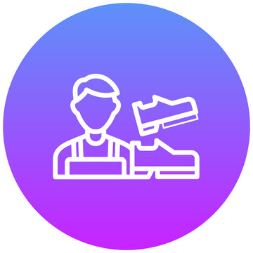 recommend clip art: Shoe Maker Men Icon