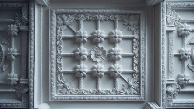 Retro-styled ceiling design