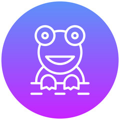 Knitted Frog Icon