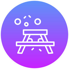 Picnic of Table Icon