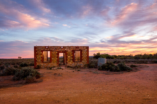 Windows open to beautiful views across the desert plains