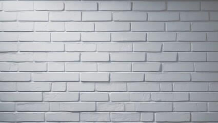 Fototapeta premium White brick wall with seamless photo background texture