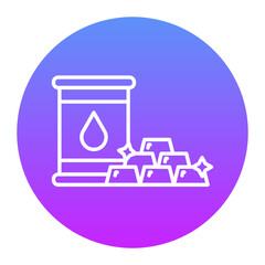 Oil Gold Icon
