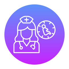 Delivery Nurse Midwife Icon