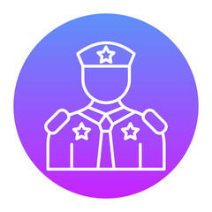 Coast Guard Officer Male Icon