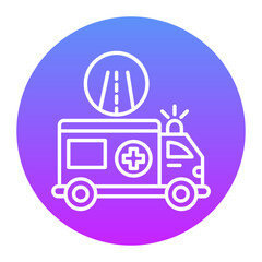 Emergency Road Service Icon