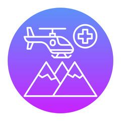 Mountain Rescue Icon